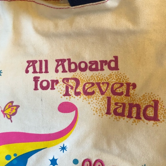 Rare Disney Women’s Tinker Bell Neverland Tote Bag - Picture 3 of 4